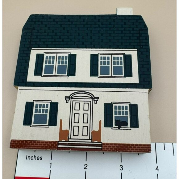 The Cats Meow Series VIII 1990 Puritan House Collectible Wooden Shelf Decor - Picture 9 of 9